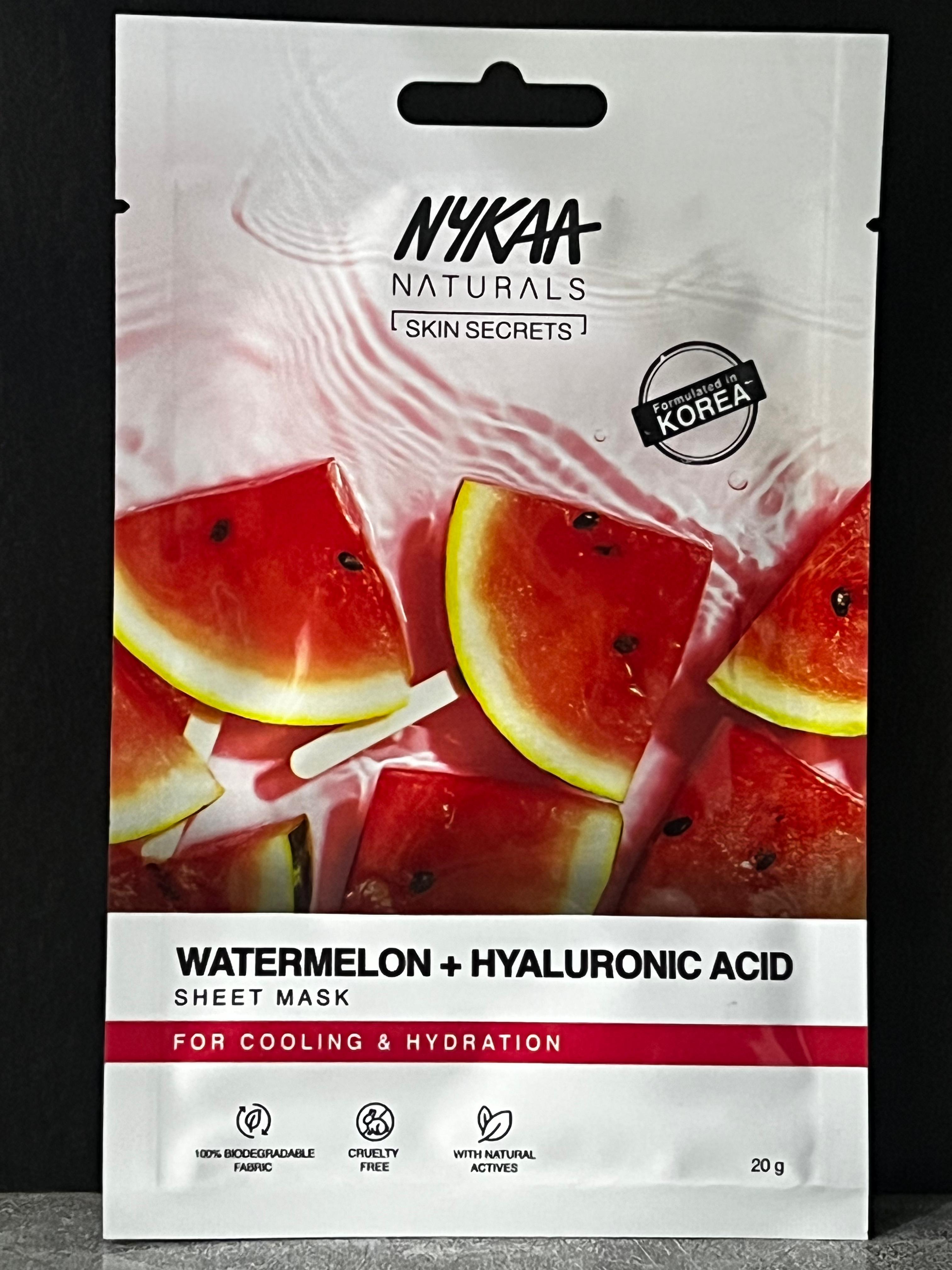 Water Melon + Hyaluronic Acid Sheet Mask